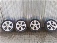  5x112 lyukosztású 17" használt alufelni, rajta 225/45 eldobós nyári gumi gumi 