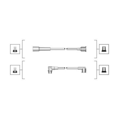 MAGNETI MARELLI 941319170067 - gyújtókábel szett RENAULT VOLVO