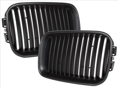 BMW 3 E36 90-96 vesék (hûtőrács díszrácsok) bal  jobb komplett SZETT FEKETE