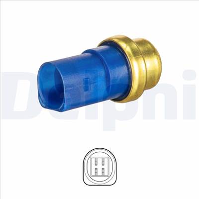 DELPHI TS10480 - hőkapcsoló, hűtőventilátor AUDI VW