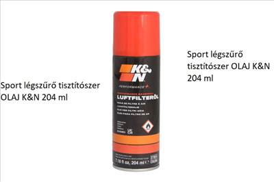 Sport légszűrő tisztítószer OLAJ K&N 204 ml vagy 408 ml válaszzon