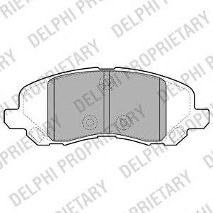 DELPHI LP2038 - fékbetét CHRYSLER DODGE JEEP LANCIA