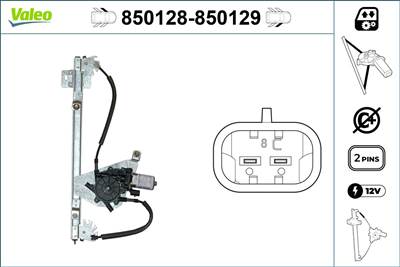 ablakemelő VALEO 850128 for FIAT, INNOCENTI