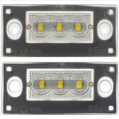 Audi A3 8L 00-03 A4 S4 Avant 99-01 LED rendszámtábla-megvilágító lámpa 2 db készlet