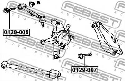 FEBEST 0129-007 - Dőlésállító csavar LEXUS TOYOTA
