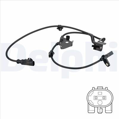 DELPHI SS20752 - kerékfordulatszám érzékelő TOYOTA