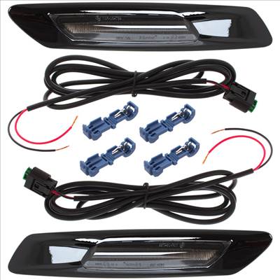 BMW 5 F07 F10 F11 09-17 oldalsó LED irányjelző FÜSTSZÍNÛ DINAMIKUS 2 db KOMPLETT
