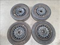 VW Golf VII 5x112 16" lemezfelni, 195/65 Goodyear gumi szett (38123)
