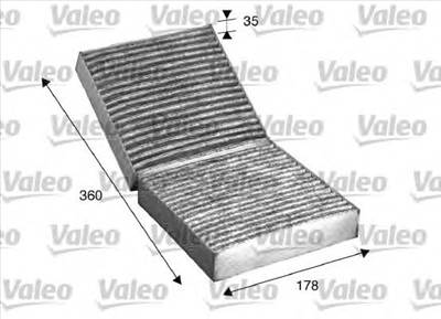 VALEO 715508 - pollenszűrő MERCEDES-BENZ