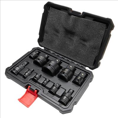Lincos Gépi dugókulcs adapter készlet univerzális csuklókkal, 11 részes - CL1253411