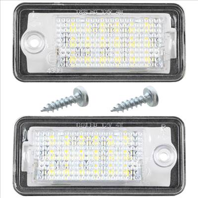 Audi A3 A4 A6 A8 Q7 LED rendszámtábla-világítás 2 db klt.  2x CSAVAR