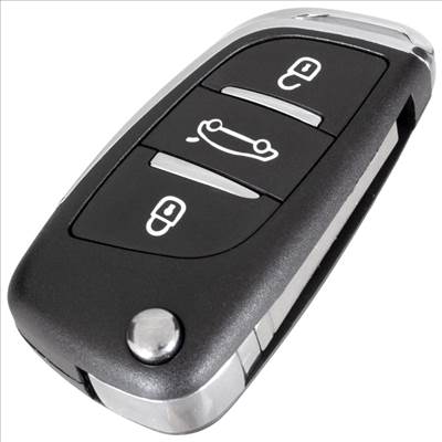 Peugeot 207 307 308 407 408 508 3008 RCZ kulcsház távirányító 3 GOMB
