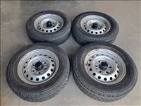 HIACE 15"-ös felni, rajta 195/70 használt Bridgestone gumi garnitúra