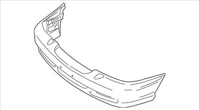 Volvo Első lökhárító (festhető) 39820549