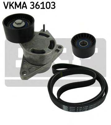SKF VKMA 36103 - hosszbordás szíj készlet NISSAN OPEL RENAULT VAUXHALL