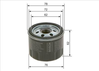 olajszűrő BOSCH F 026 407 279 for FORD, VW