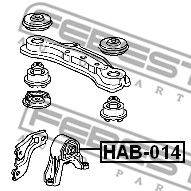FEBEST HAB-014 - Csapágy, differenciál HONDA HONDA (DONGFENG)