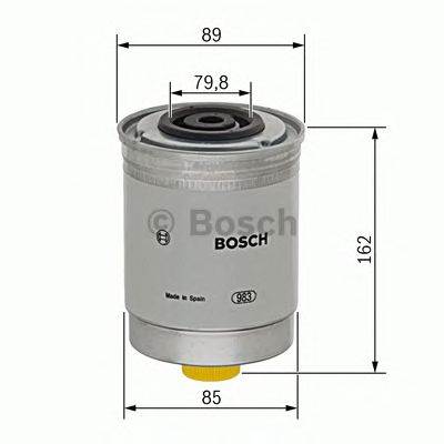 BOSCH 1 457 434 408 - Üzemanyagszűrő FORD FORD AUSTRALIA METROCAB