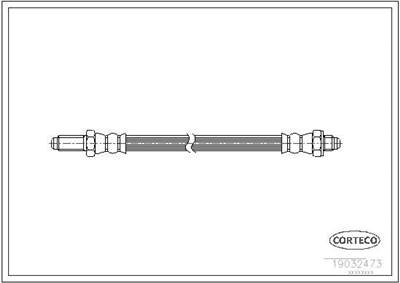 fékcső CORTECO 19032473 for IVECO