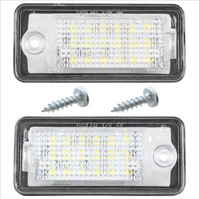 Audi A3 A4 A6 A8 Q7 LED rendszámtábla-világítás lámpa 2 db készlet  2x CSAVAR