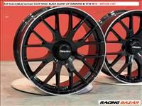 R19 5x112 (66,6) Carmani CA19 HUGO BLACK GLOSSY LIP DIAMOND 8J ET43  új alufelnik felnik