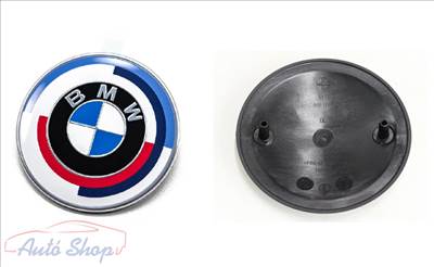 Gyári BMW 50 Yahre 82mm-es csomagtartó - motorháztető embléma 51148087192