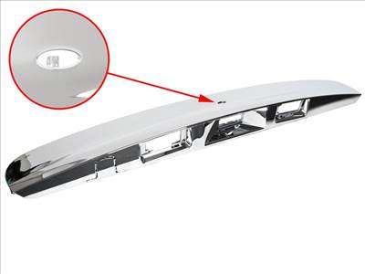 Nissan Qashqai J10 06-13 csomagtérajtó léc CHRÓM  nyílással INTELLIGENS KULCS-hoz