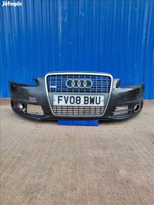 Audi A6 4F C6 2008- gyári 4F0807437AK S-Line első lökhárító, homlokfal