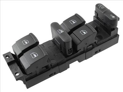 VW Passat B5 96-05 KOMBINÁLT elektromos ablakemelő és ajtózár kapcsoló 9 PIN