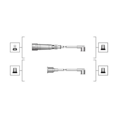 MAGNETI MARELLI 941319170089 - gyújtókábel szett AUDI SEAT VW