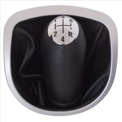 Renault Clio III 05-12 sebességváltó gombfej 5B PLASZTIK, gumiharmonikával