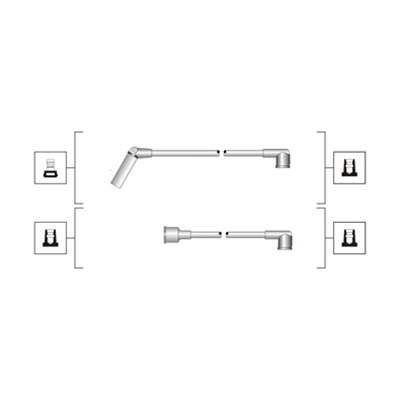 MAGNETI MARELLI 941319170091 - gyújtókábel szett HYUNDAI
