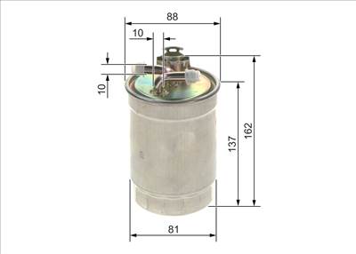 Üzemanyagszűrő BOSCH 0 450 906 429 for AUDI, VW