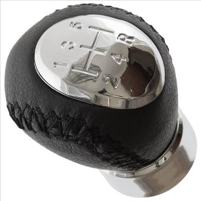 Mazda 323/323F BJ 98-04 váltógomb FEKETE BÕR 5 FOKOZAT 12 MM
