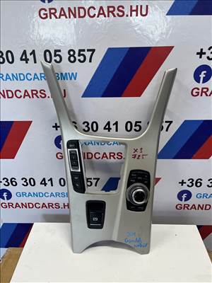 BMW X3 F25 középkonzol díszpanel ezüst  918448308