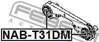 FEBEST NAB-T31DM - Csapágy, differenciál NISSAN NISSAN (DONGFENG) RENAULT