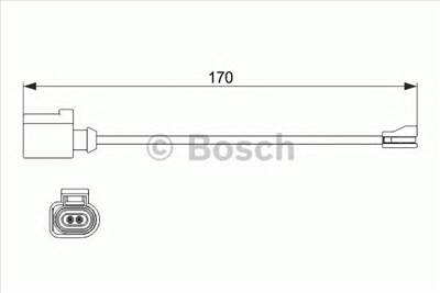BOSCH 1 987 474 512 - fékbetét kopásjelző AUDI CUPRA SEAT SKODA VW