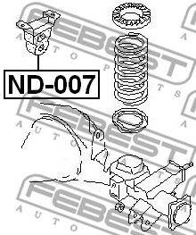 FEBEST ND-007 - lengéscsillapító NISSAN