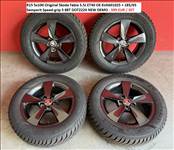 R15 5x100 Original Skoda Fabia 5.5J ET40 OE 6VA601025 + 185/65 Semperit