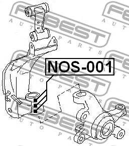FEBEST NOS-001 - tengelycsonk javítókészlet INFINITI NISSAN