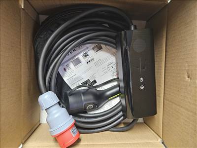 Eladó új 5m EVSE EV töltő Type 2 3 fázis (11KW) 6-16A +táska 