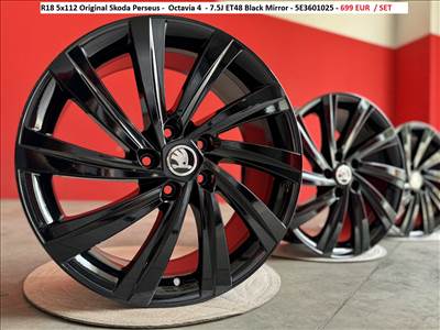 R18 5x112 Original Skoda Perseus -  Octavia 4  gyári alufelnik felnik 