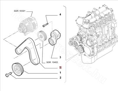 HOSSZBORDÁS SZÍJ - JUMPER, QASHQAI, KICKS, BERLINGO, CLIO, JUMPY - 6PK1165, 6PK1165 -  - CONTINENTAL CTAM Egyéb 6PK1165