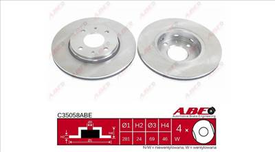 ABE Féktárcsa (első) - 281 mm 30818027,308180272