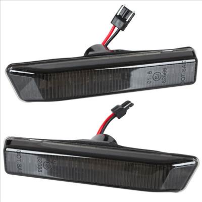 BMW 3 E36 FL 96-99 oldalsó irányjelző LED FÜSTSZÍNÛ DINAMIKUS 2 db komplett