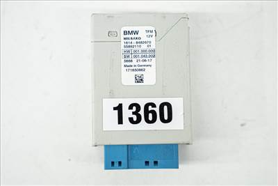 BMW 5er G30, G31, F90M5, 6er G32GT, 7er G11, G12, 8er G14, G15, G16, F91M8, F92M8, F93M8, X3 G01, F97M, X4 G02, F98M, X5 G05, F95M, X6 G06, F96M, X7 G07 Üzemanyag-szivattyú vezérlő modul
