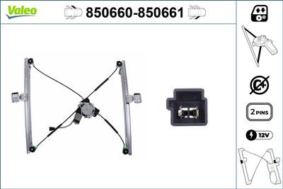 ablakemelő VALEO 850661 for CHRYSLER