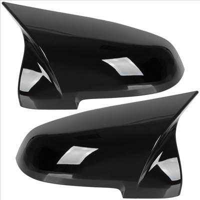 BMW 5 F07 F10 F11 13-17 tükörburkolat BLACK GLOSSY bal  jobb 2 db komplett