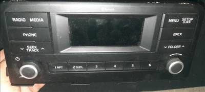 Kia Picanto (JA) bloototh rádió fejegység gyári 96150g6280asb