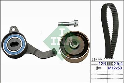 Fogasszíjkészlet Schaeffler INA 530 0047 10 for OPEL, VAUXHALL, MAZDA, GENERAL MOTORS